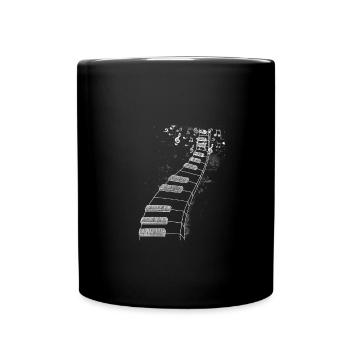 Piano Claviers Piano Player Music Notes Gift - Mug uni - noir - Devant