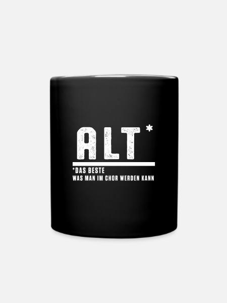 Chorale chorale vieux choriste chorégraphique cadeau - Mug uni - noir