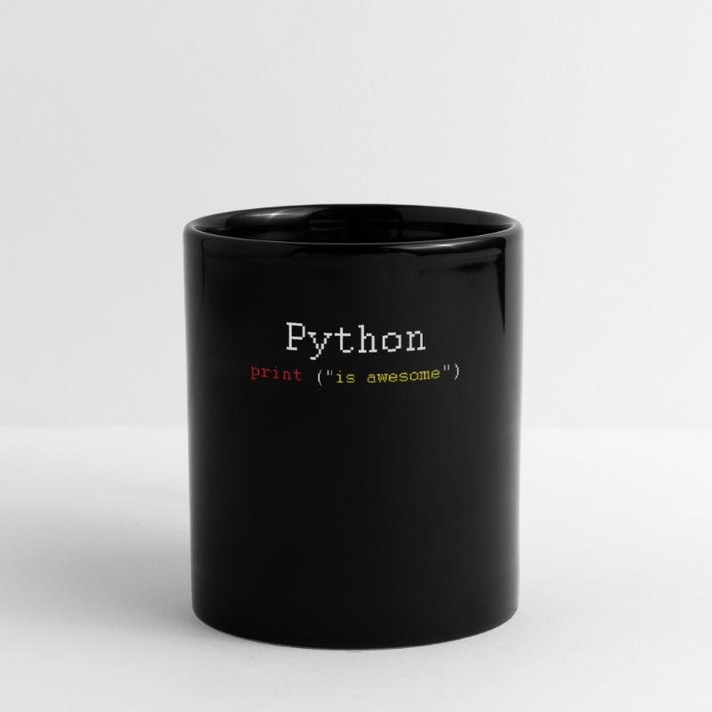 Python HTML Sprachcodierer Codierungsprogrammierer Geschenk Tasse einfarbig