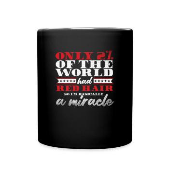Red Hair Redhead Miracle Redheads Gingembre Cadeau - Mug uni - noir - Devant