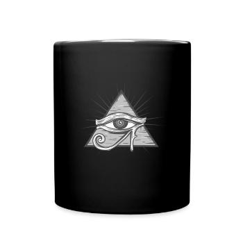 Illuminati Triangle Maçonnique Symbole Conspiration Cadeau - Mug uni - noir - Devant