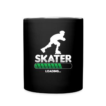 Patineur Chargement du patin à roues alignées Cadeau de patinage à roulettes - Mug uni - noir - Devant