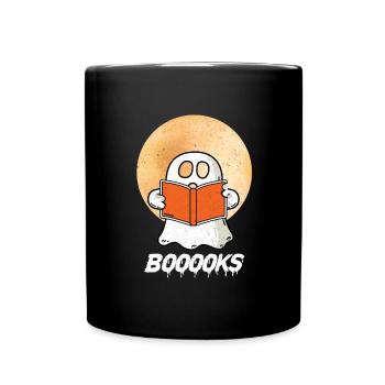 Bücher Ich liebe es, Bücher zu lesen - Tasse einfarbig - Schwarz - Vorne