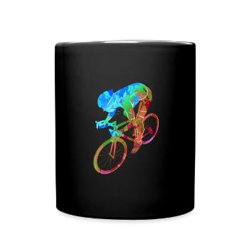 Vélo vélo de montagne Vélo vélo vélo cadeau de cyclisme - Mug uni - noir - Devant