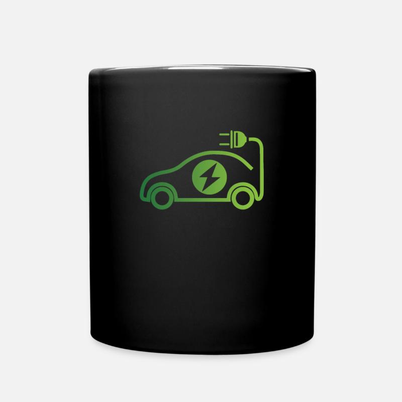 Véhicule électrique Véhicule automobile Charge pour voiture - Mug uni - noir