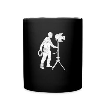 Cadeau de groupe de musique de technicien d'éclairage ingénieur d'éclairage - Mug uni - noir - Devant