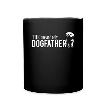 Dogfather Maltese Dog Dad Dog Gift - Mug uni - noir - Devant
