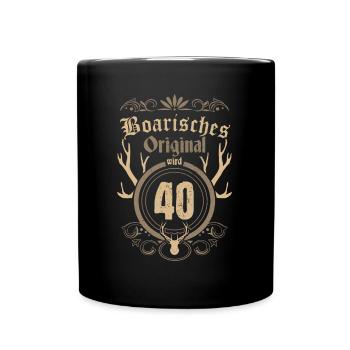 40th birthday 1981 Bavarian Original - Full Colour Mug - black - Front