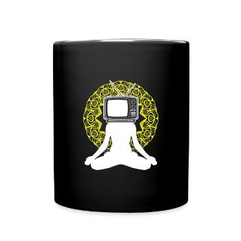 Yoga TV Television Regarder tv Série Movie Gift - Mug uni - noir - Devant