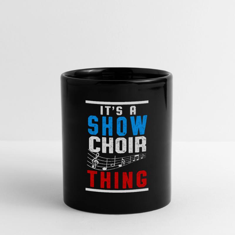 Show Chor Chor Chor Musik Dirigent Clef Gift Tasse einfarbig