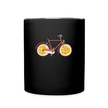Vélo Passion Fruit Wheels Bike Cycling Biker - Mug uni - noir - Devant