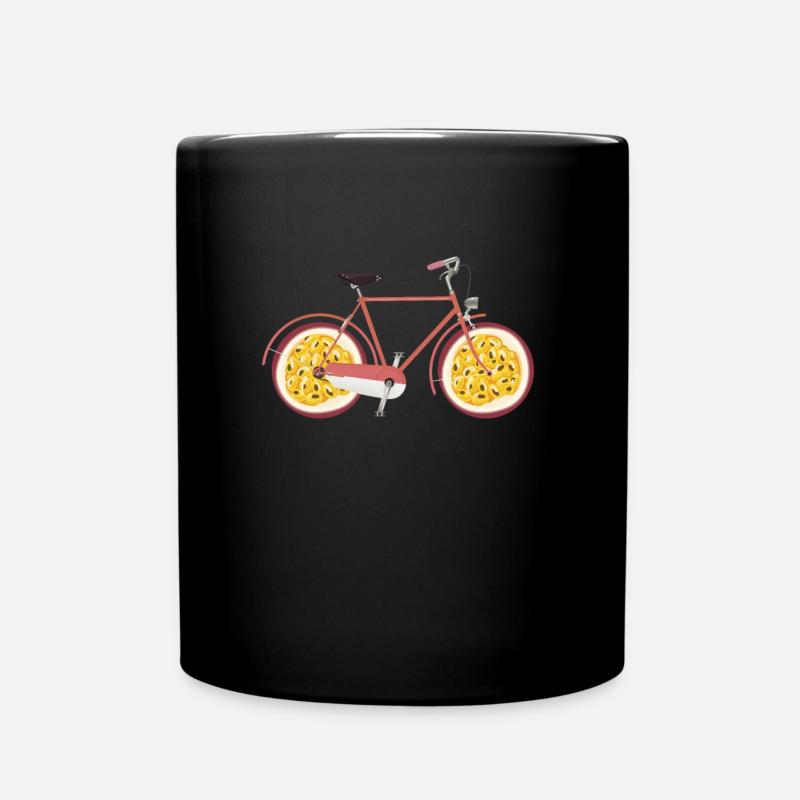 Fahrrad Passion Obsträder Bike Bike Biker - Tasse einfarbig - Schwarz