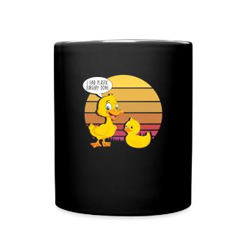 Ich hatte plastische Chirurgie getan Cosemetic Chirurg Geschenk - Tasse einfarbig - Schwarz - Vorne