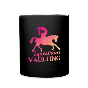 Cadeau équestre d’équitation d’équitation de sport d’animal - Mug uni - noir - Devant