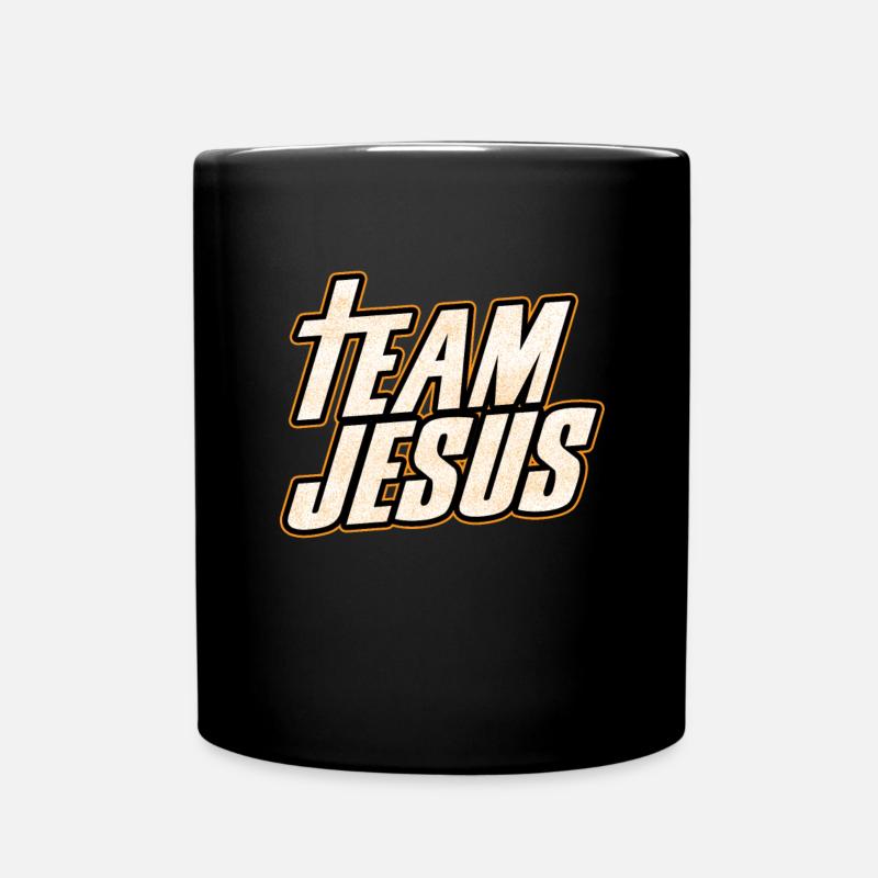 Team Jesus Christus Gott Glaube Religion Gebet Geschenk - Tasse einfarbig - Schwarz