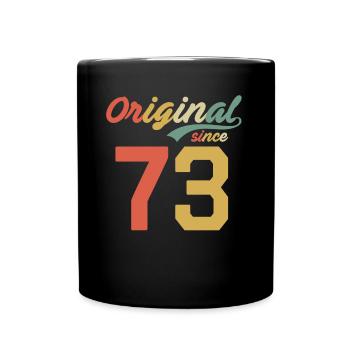 49ème anniversaire Original Retro Gift 1973 - Mug uni - noir - Devant