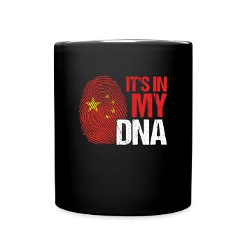La Chine dans mon cadeau patriotique de pays de flagh d’ADN - Mug uni - noir - Devant