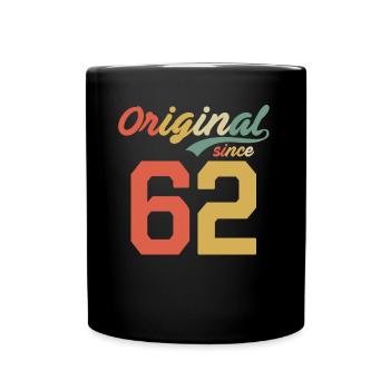60e anniversaire Original Retro Gift 1962 - Mug uni - noir - Devant