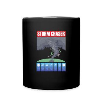 Storm Chaser Hurricane Meteorology Tornado Gift - Full Colour Mug - black - Front