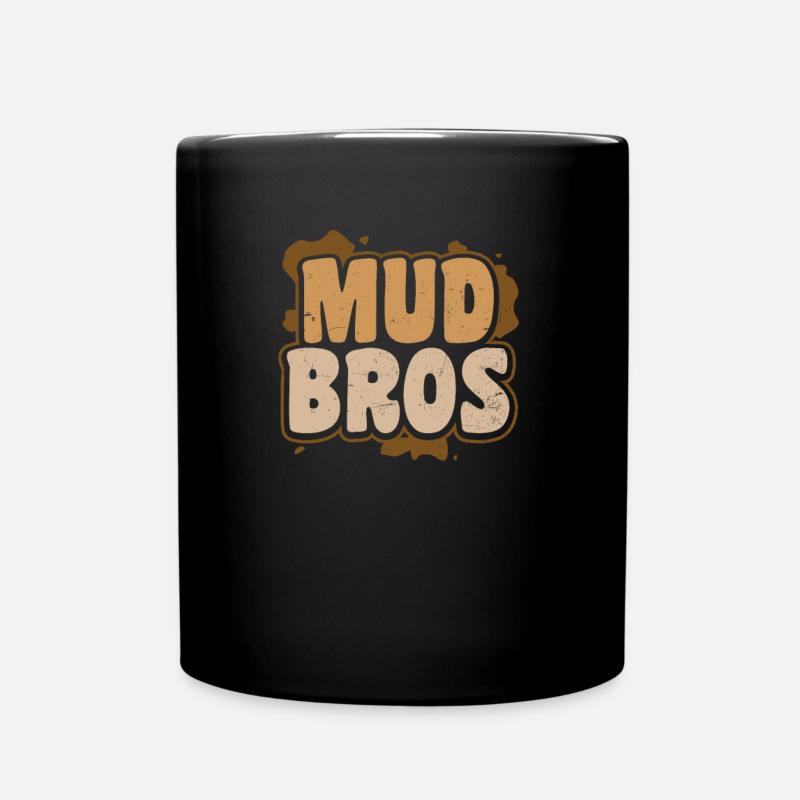 Mud Run Mud Bros - Tasse einfarbig - Schwarz