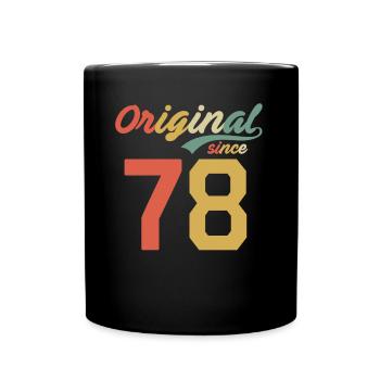 44ème anniversaire Original Retro 1978 44 ans - Mug uni - noir - Devant