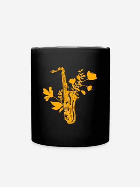 Saxophoniste Saxophone Saxophone Musique Groupe Jazz Gift - Mug uni - noir