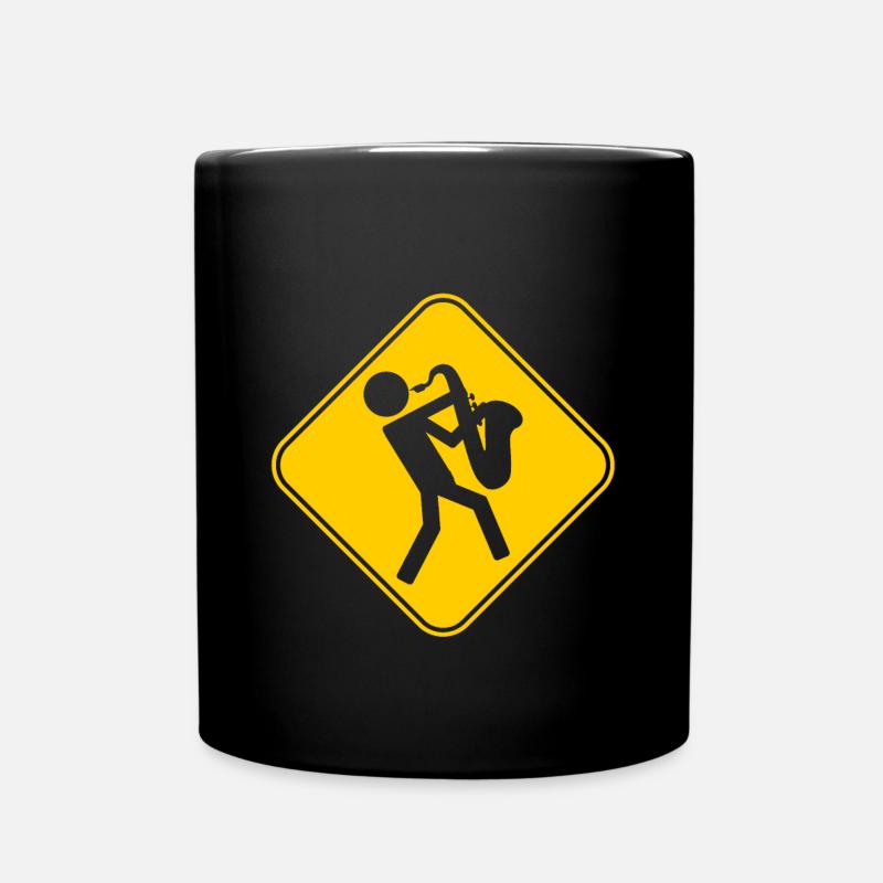 Saxophonist Sax Musik Musiker Saxophon Jazz Geschenk - Tasse einfarbig - Schwarz