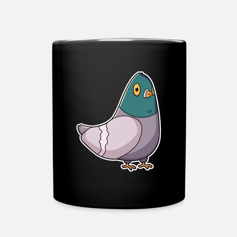Pigeon pigeon sourd chuchoteur de pigeons - Mug uni - noir
