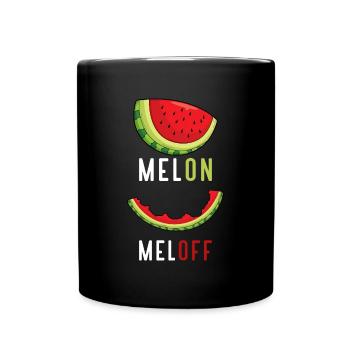 Pastèque Fruits Melone Été - Mug uni - noir - Devant