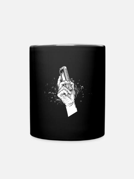 Harmonica Blues Mouth Organ Instrument acoustique - Mug uni - noir
