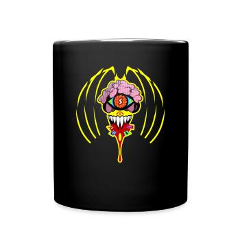 ACID LSD Colorful Psychedelic Trip Dream Tickets - Full Colour Mug - black - Front