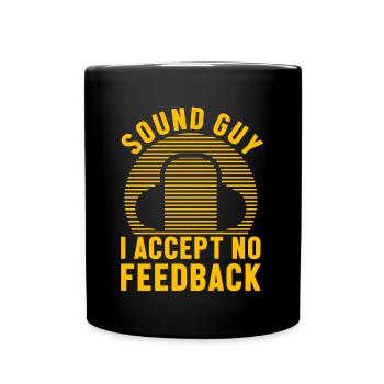 Ingénieur du son Musique Sound Guy Profession Cadeau - Mug uni - noir - Devant