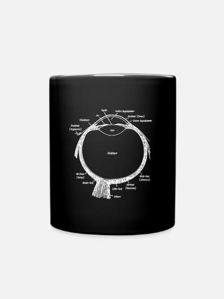 Augenoptiker Optiker Augenarzt - Tasse einfarbig - Schwarz