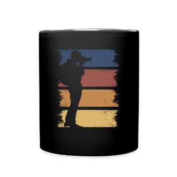Retro Camera Photographer Vintage Photography - Full Colour Mug - black - Front