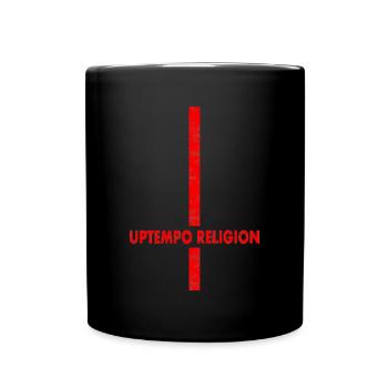 Uptempo - Rave - Hardstyle - Gabber - Gift - Full Colour Mug - black - Front