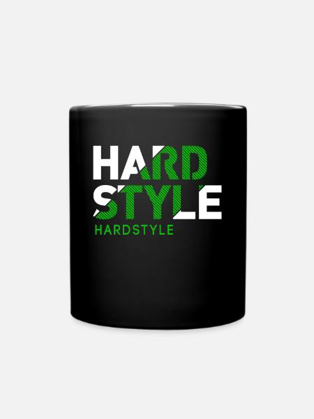 Hardstyle - Rawstyle - Hardstyler Geschenk merch - Tasse einfarbig - Schwarz