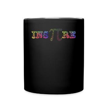 PI Tag, Inspire, PI, Math - Full Colour Mug - black - Front