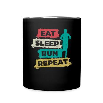 Course, Coureur, Marathonien, Coureur de 10 km - Mug uni - noir - Devant