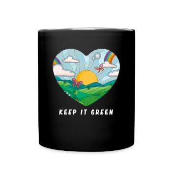 Le Jour de la Terre Sauvez la planète tous les jours - Mug uni - noir - Devant