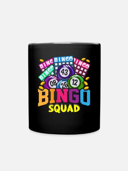 Bingo, Bingo Players, Bingo Squad - Full Colour Mug - black