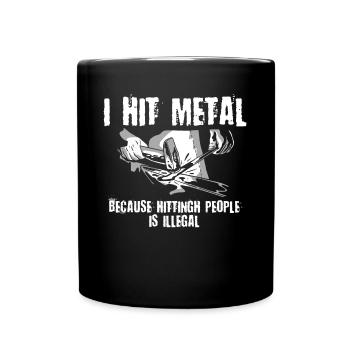Blacksmith, Blacksmith - Full Colour Mug - black - Front