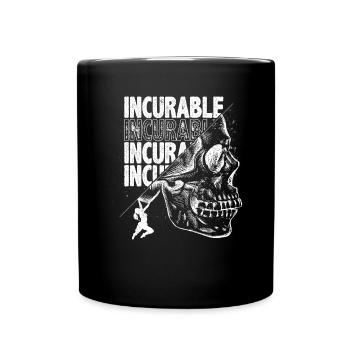 Incurable Bouldering Climber Boulderer Free Climb - Tasse einfarbig - Schwarz - Vorne