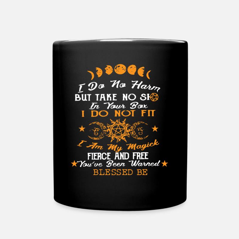 Magick Woman Quote, Magic, Magic, Wiccan - Full Colour Mug - black