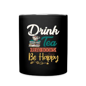 Amateurs de thé, thé, buveurs de thé - Mug uni - noir - Devant