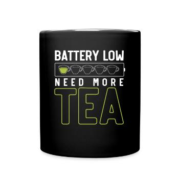 Tea lovers, tea, tea drinkers - Full Colour Mug - black - Front
