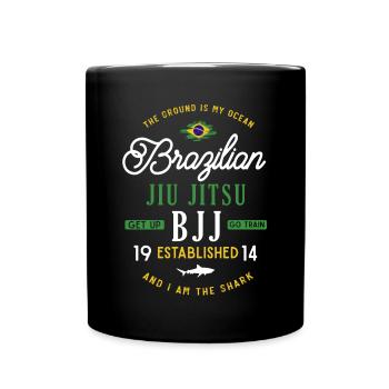 BJJ Jiu Jitsu Brésilien - Mug uni - noir - Devant