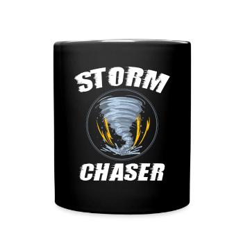 Sturm-Chaser, Twister Wind, - Tasse einfarbig - Schwarz - Vorne