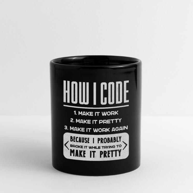 Programmer, Code, Nerd, Programming Full Colour Mug
