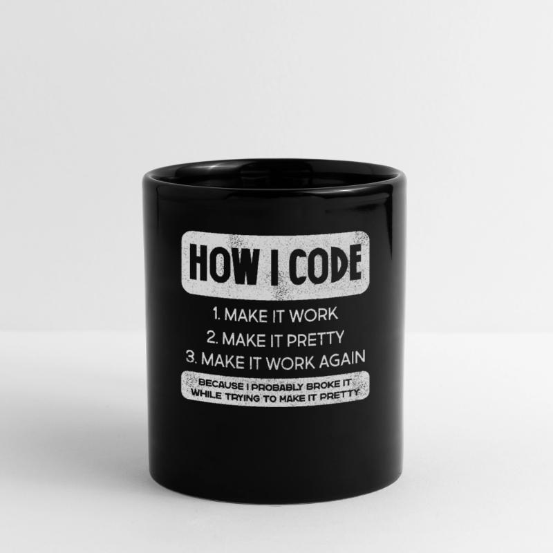 Programmer, Code, Nerd, Programming Full Colour Mug