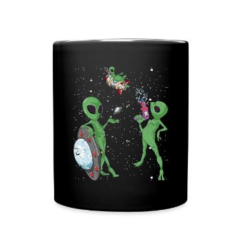 Alien - Tasse einfarbig - Schwarz - Vorne